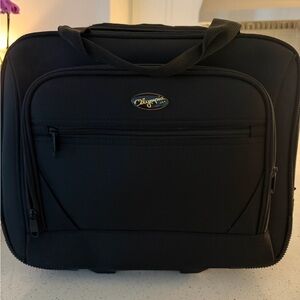 Olympia Black Men's rolling Briefcase - Travel & Work Bag